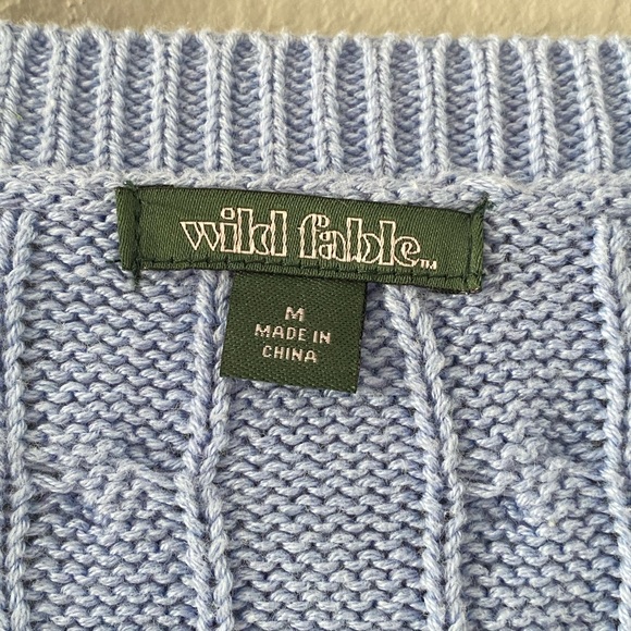 light blue wild fable sweater vest - Picture 2 of 3